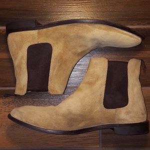 Men's asos camel chelsea boots